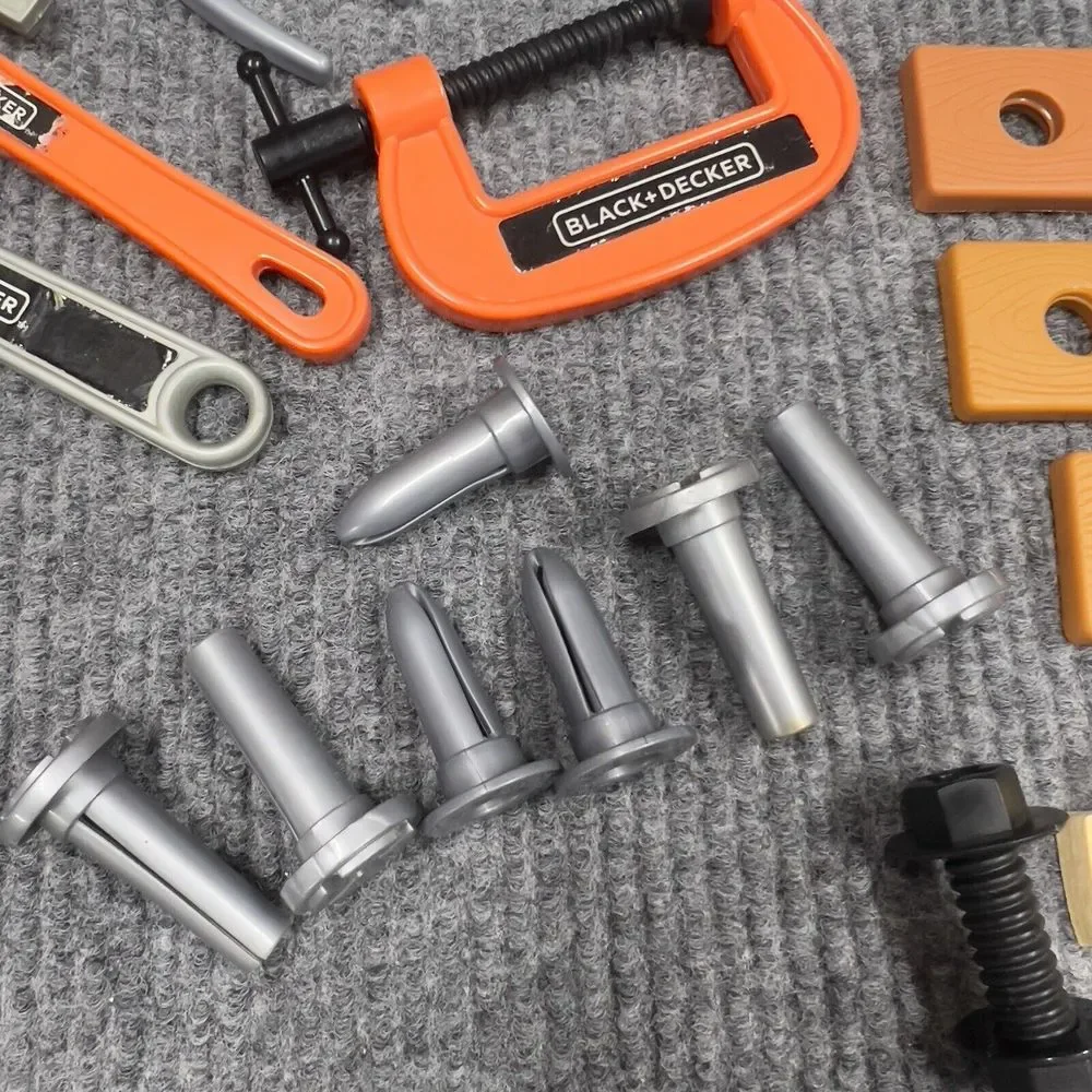 Lot of 29 Black & Decker Good/Crazy Helper Mixed Tools/Box Pretend Kids‎ Play